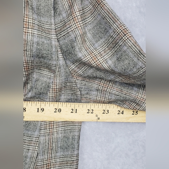 Talbots Blazer Italian Wool Stretch Glen Plaid Boardroom Office Size 16 - Picture 7 of 9
